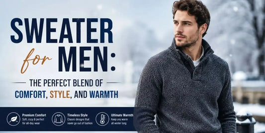 Sweater for Men | The ideal mix of comfort, style and warmth.