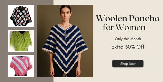 Woolen Poncho For Women: Perfect Style Statement in Bangalore