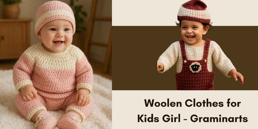 Woolen Clothes for Kids Girl – Handmade Winter Wear Crafted with Love | GraminArts