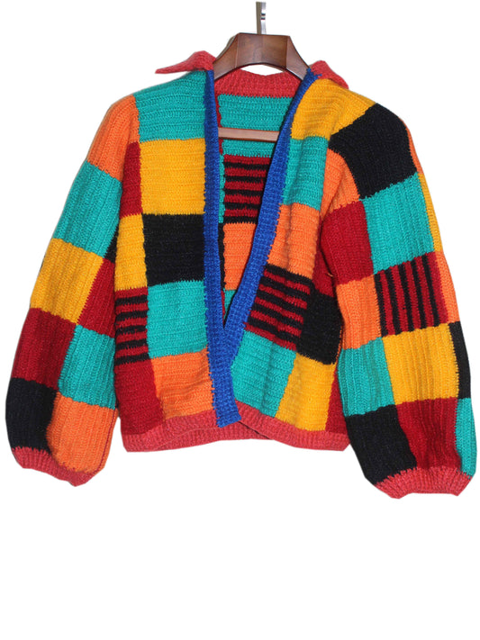 Multicolor mens cardigon1