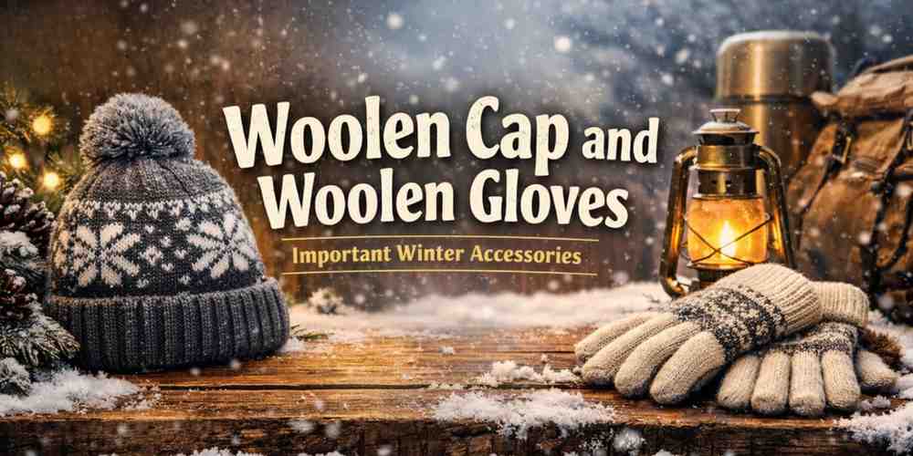 Woolen Cap and Woolen Gloves - Important Winter Accessories