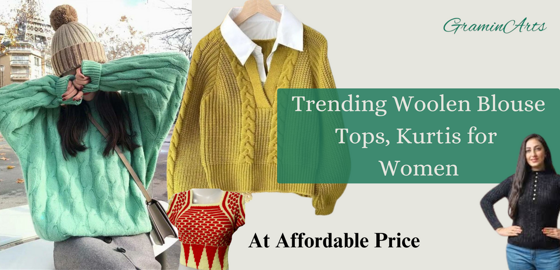 Trending Woolen Blouse & Tops for Women at Affordable Price