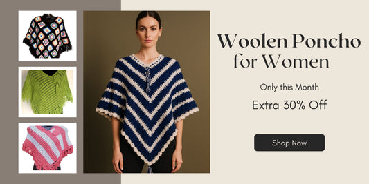 Woolen Poncho For Women: Perfect Style Statement in Bangalore