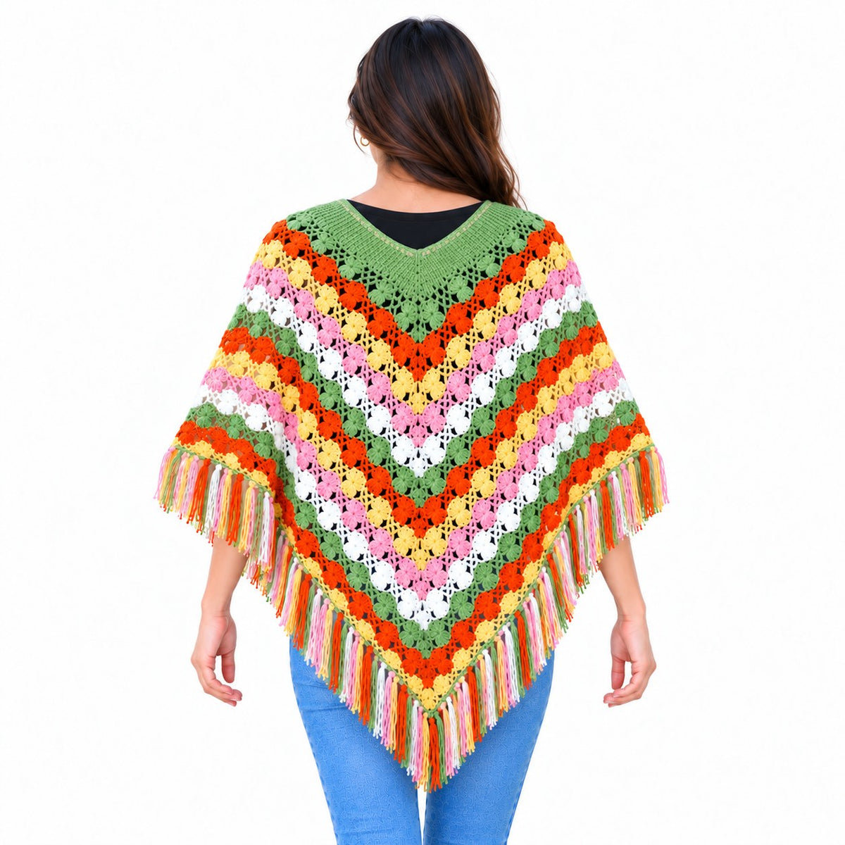 Multicolour Poncho 4