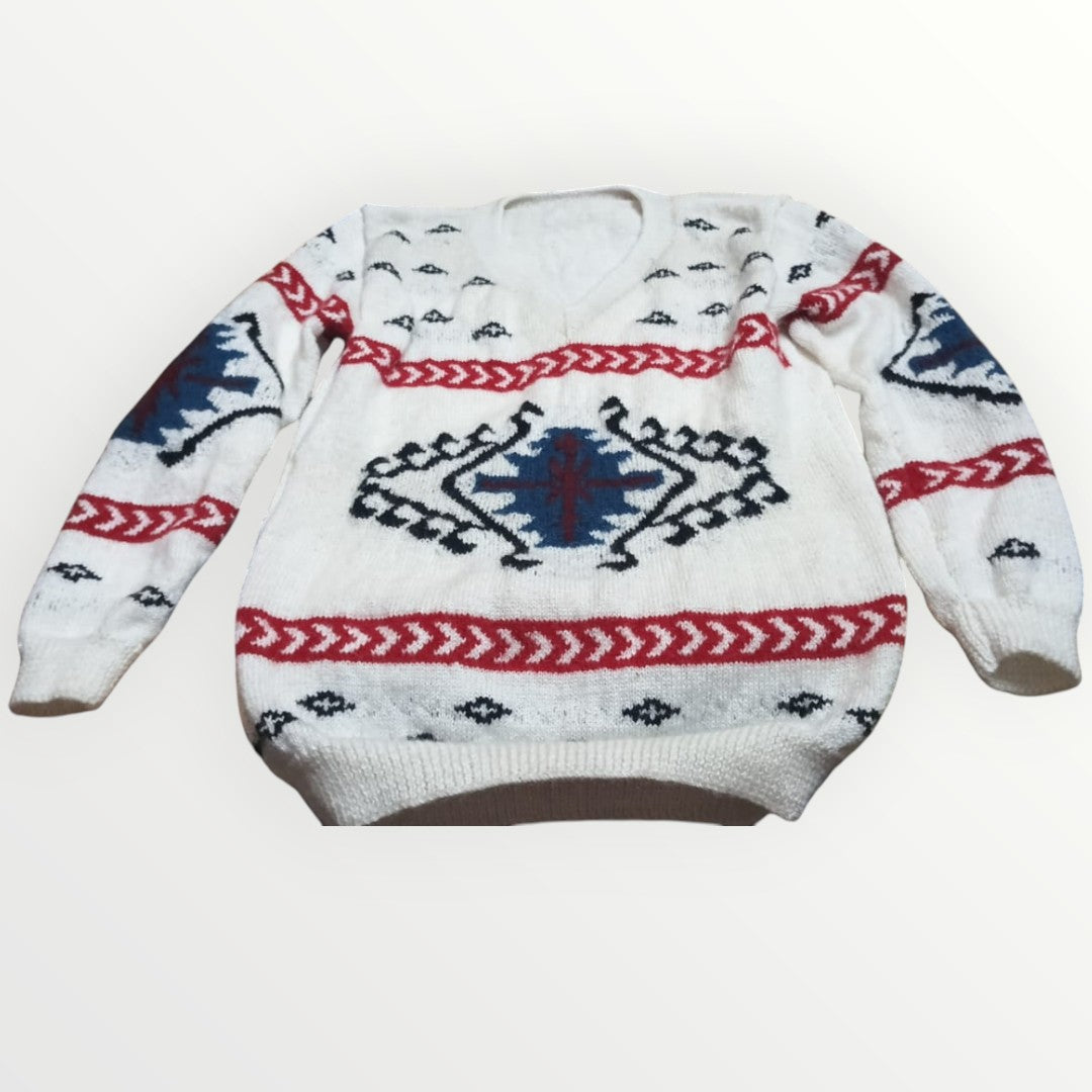 Graph design sweater for men