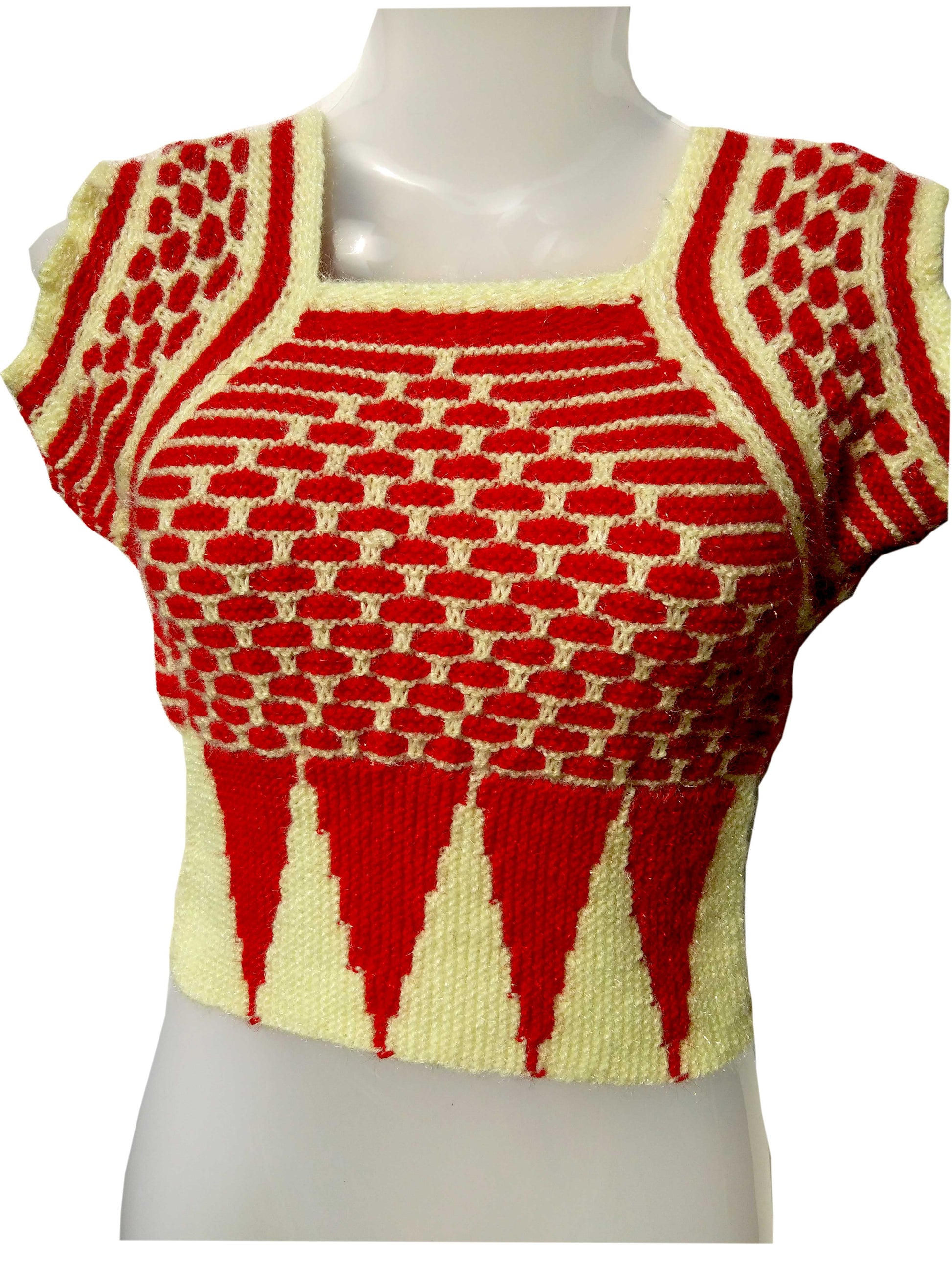 Beautiful Online Graminarts Woolen Women Blouse Hand Knitted