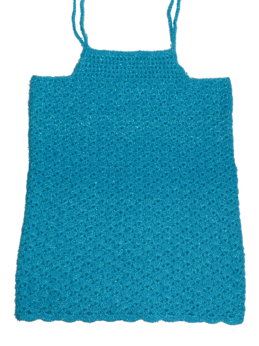 Unique Crochet Women Halter Neck Lattice Top Handmade Graminarts