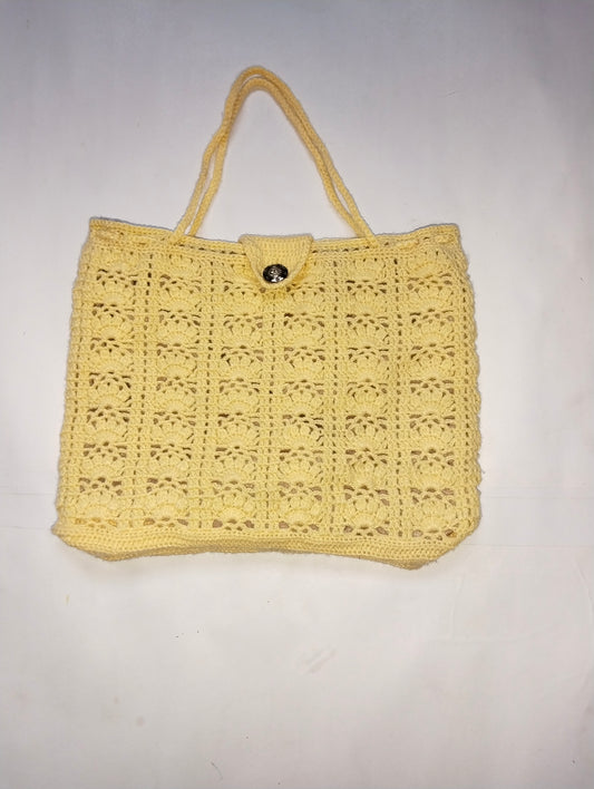 Graminarts Handmade Crochet Woolen Shoulder Sling Bag For Girls/Women