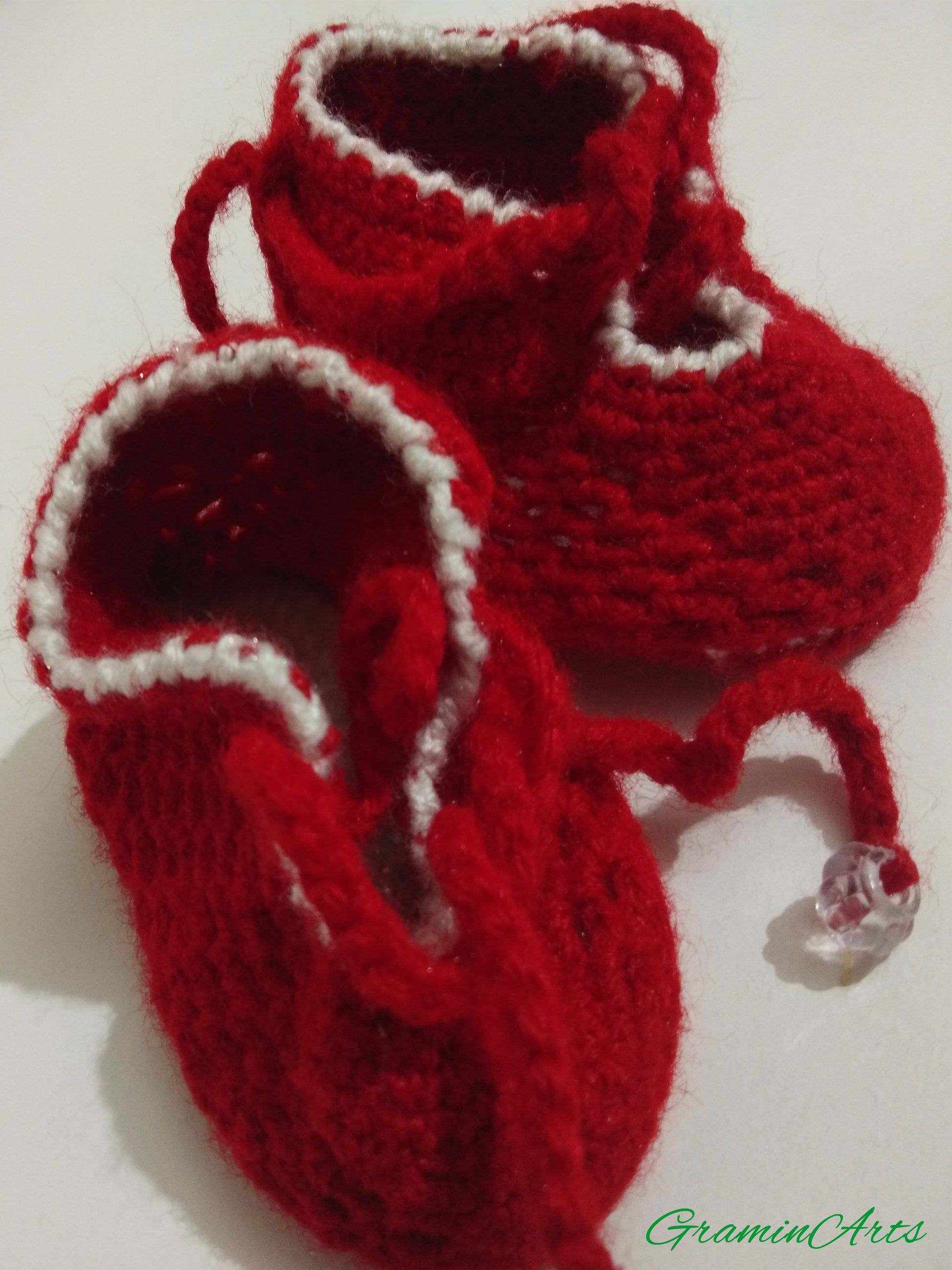 Graminarts Handmade Online Baby Booties Month Size